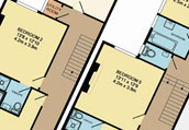 Image of a section of a floor map