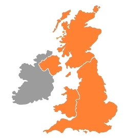 Map of the UK