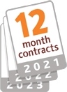 12 month contracts