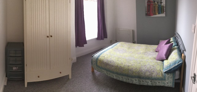 Bedroom in our 1-bed student flat